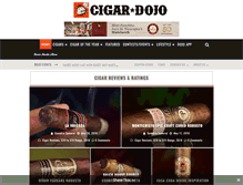 Tablet Screenshot of cigardojo.com